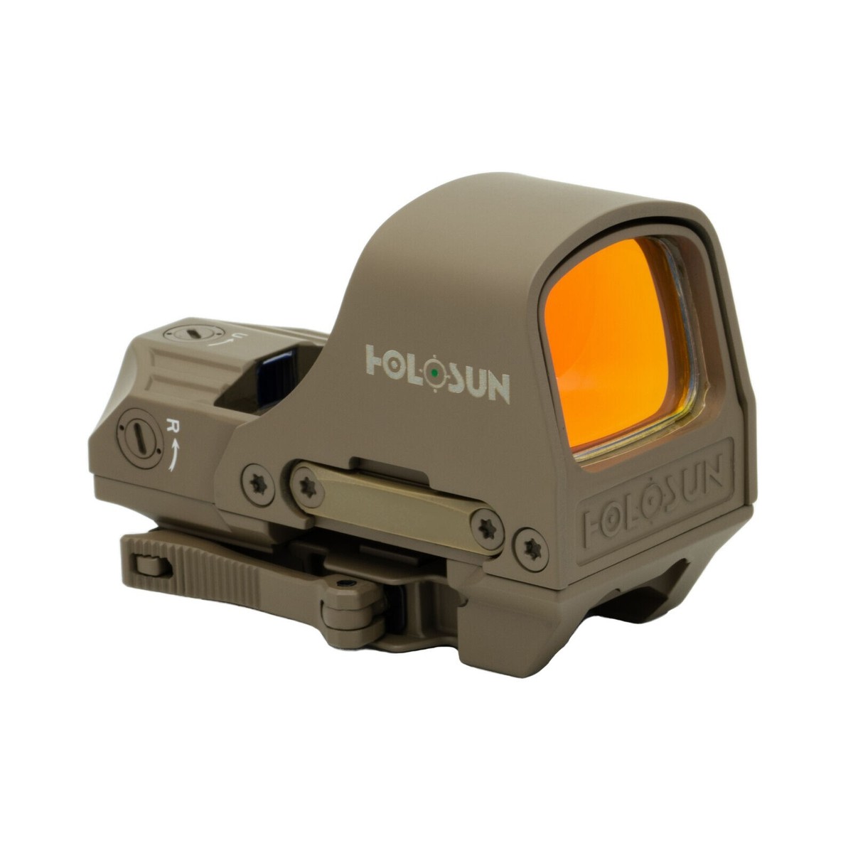 Holosun HS510C-GR FDE Green Multi-Reticle Aluminum Open Reflex
