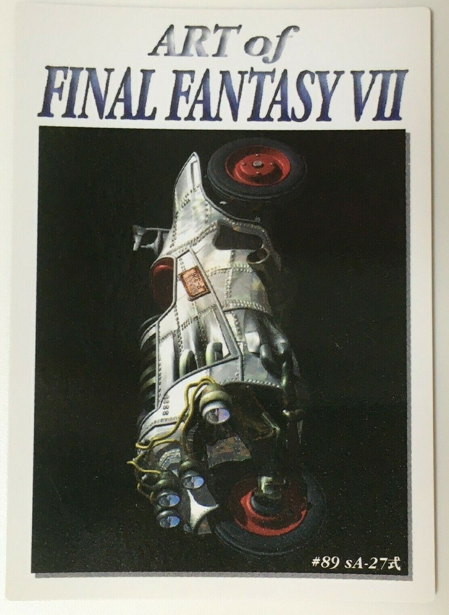FF7 Final Fantasy 7 Card ART BANDAI 1997 F/S | eBay UK