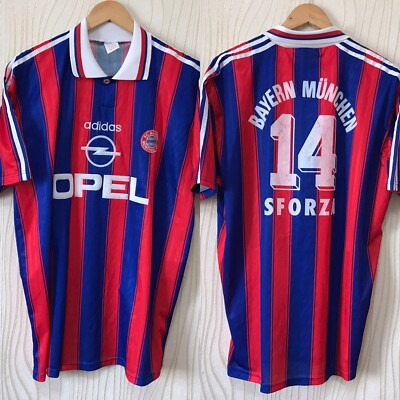BAYERN MUNICH 1995 1996 HOME FOOTBALL SOCCER SHIRT JERSEY ADIDAS