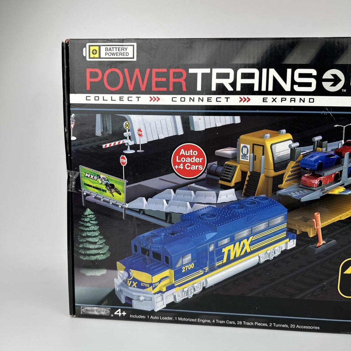 Power City Trains Auto Loader City Train Set Pacific Jakks RARE
