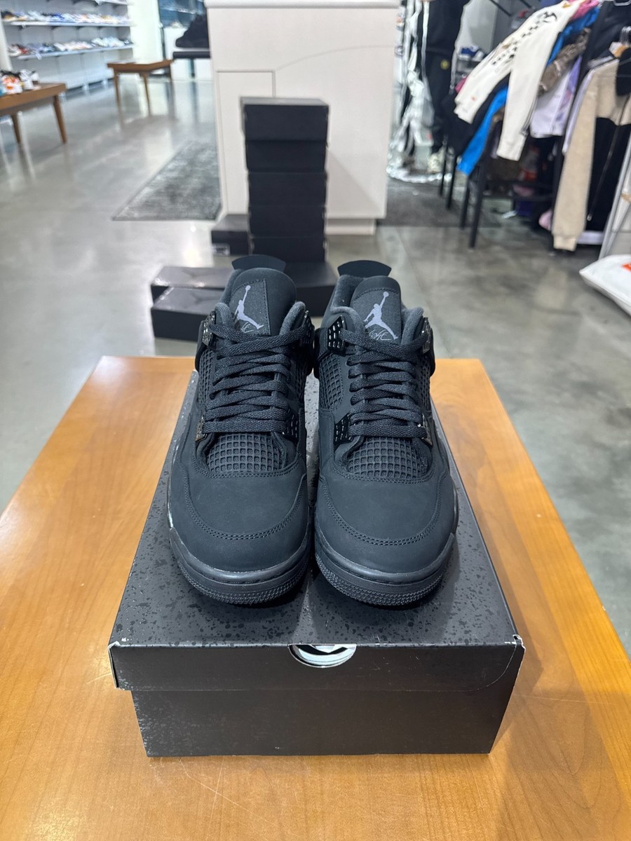 Size 11.5 - Jordan 4 Retro Mid Black Cat for sale online | eBay
