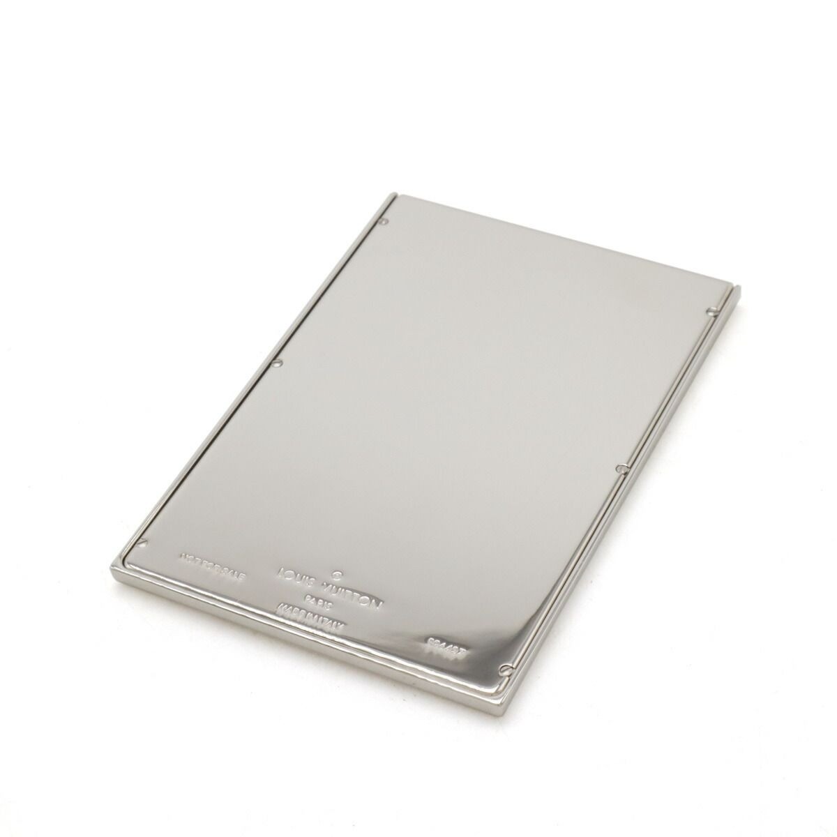 LOUIS VUITTON R96427 Monogram Metal Card holder Pass Case Card