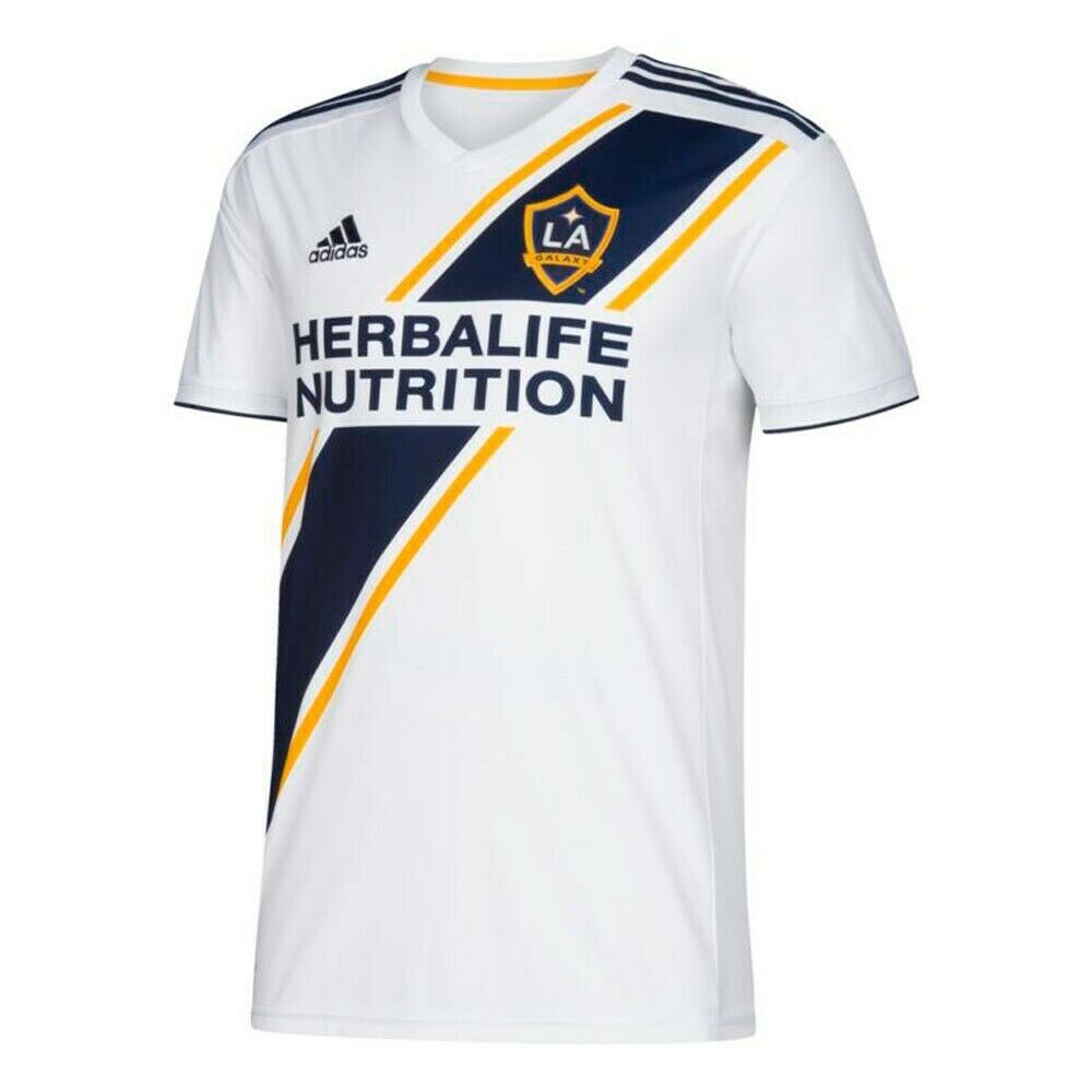 LA Galaxy FC 2018-2019 Jersey Sz M Adidas Climalite MLS Soccer NWT
