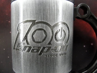 SNAP ON TOOLS 100 ANNIVERSARY METAL MUG CUP TANKARD SET PAIR