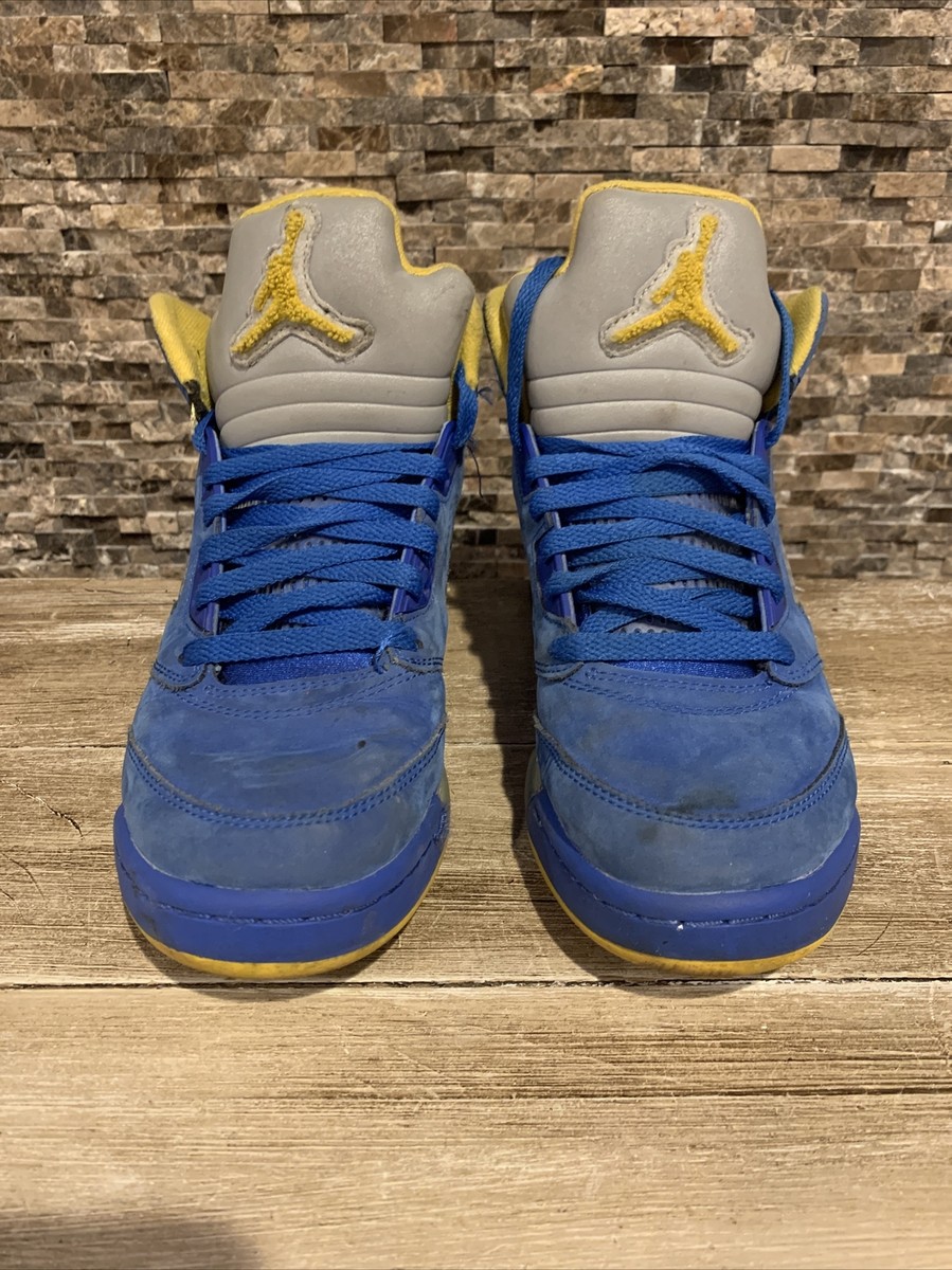 Nike Air Jordan 5 Retro Laney JSP Royal Blue Yellow CI3287-400