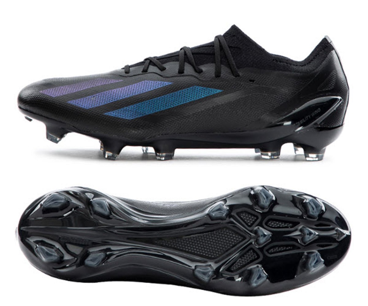 Adidas Men X Crazy-fast.1 FG Cleats Football Black Soccer Boots