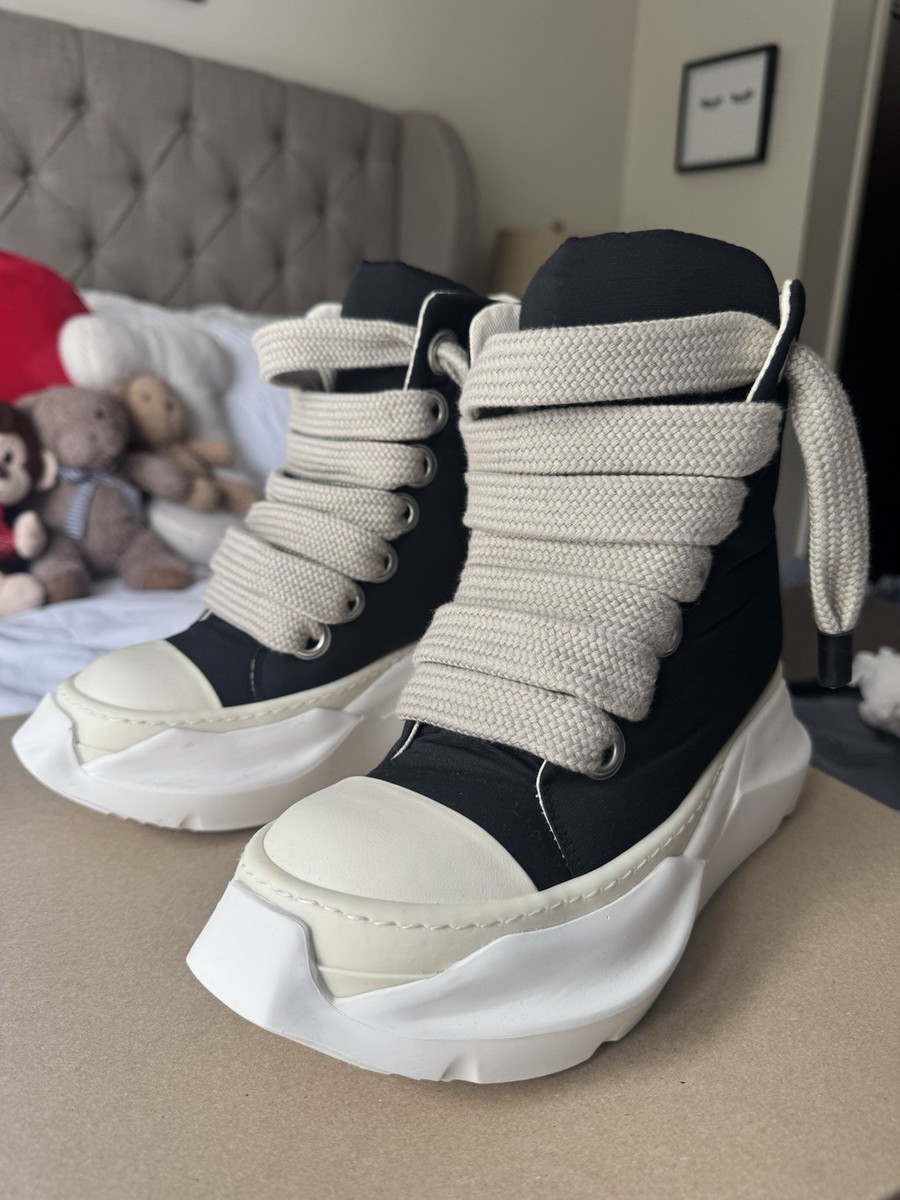 Rick Owen Jumbo Lace Abstract Sneaker | eBay