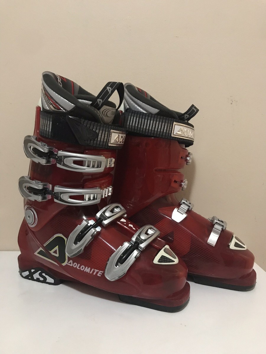 Dolomite Red XS Nine Ski Boots US Men's 8/8.5 306mm Made In