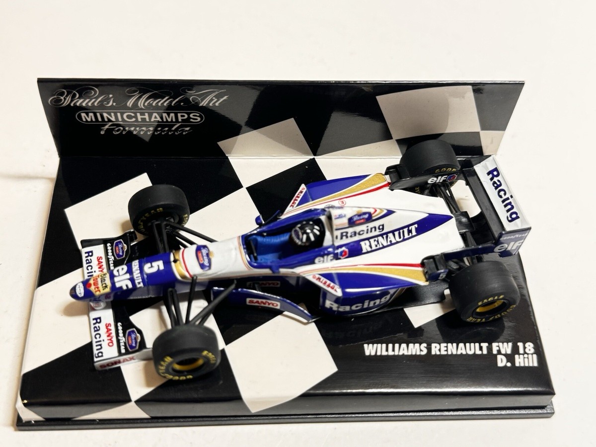 Minichamps F1 1:43 D Hill Williams Renault FW18 World Champion