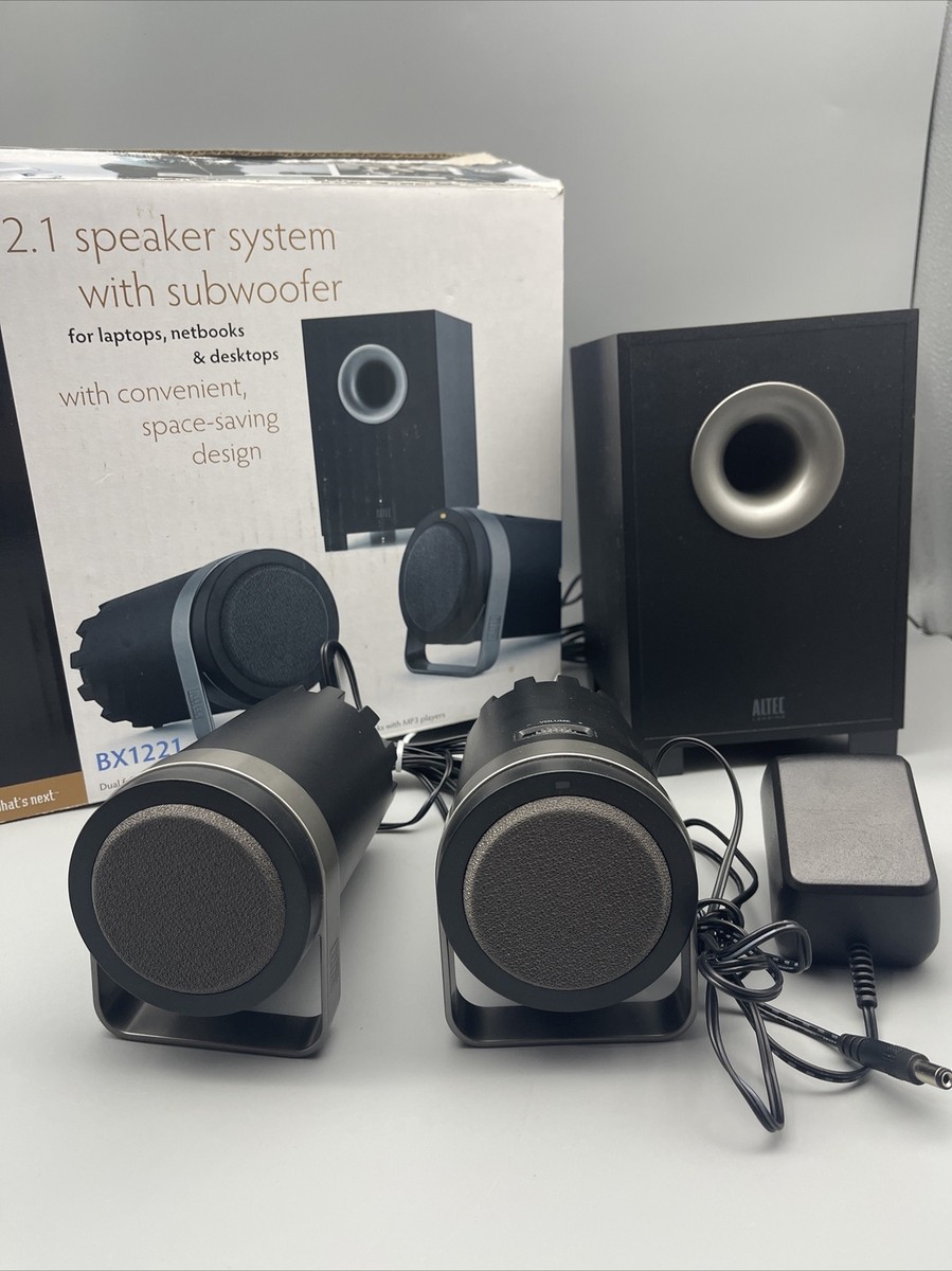 Altec Lansing Desktop Speaker System Computer Speakers w/ 8