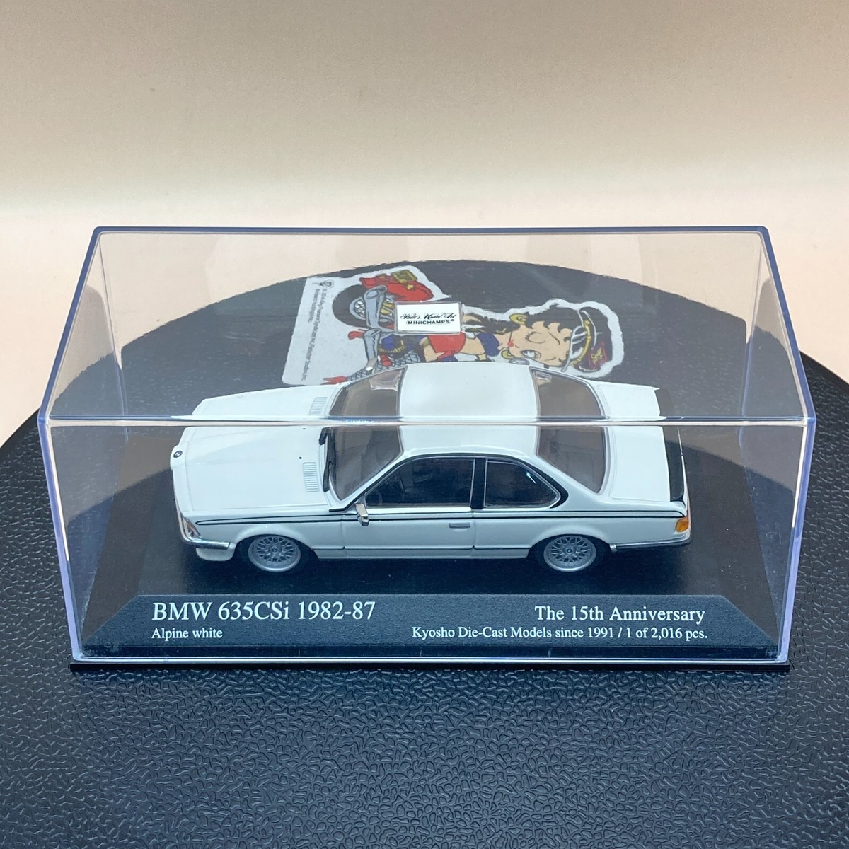 MINICHAMPS 1/43 BMW 635 CSI 1982-87 white exclusive for Kyosho