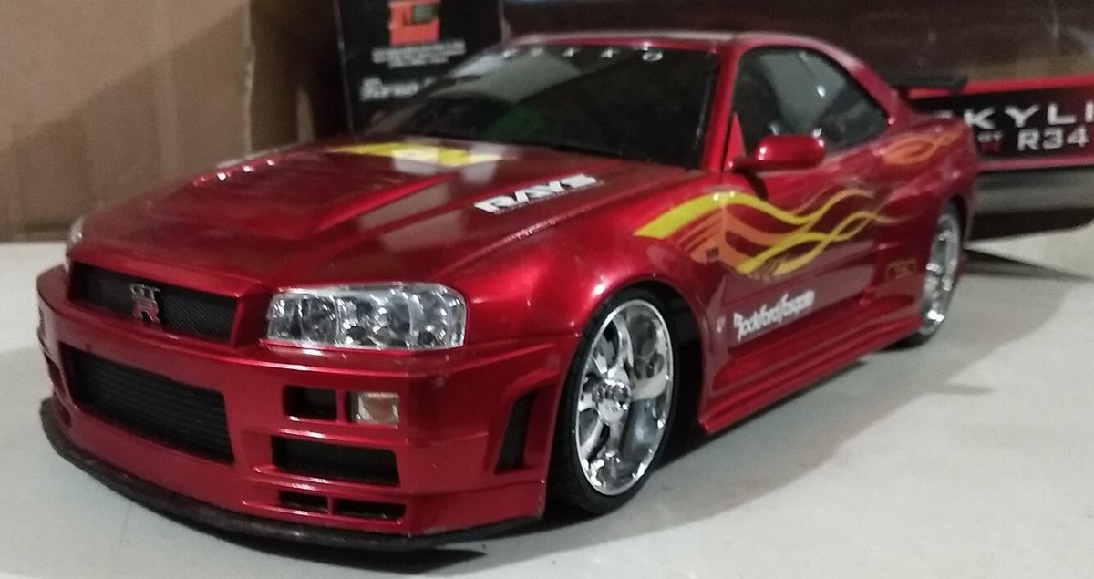 1/10 Scale RC Nissan Skyline GT-R R34 Drift Body Rwd 2wd Mst