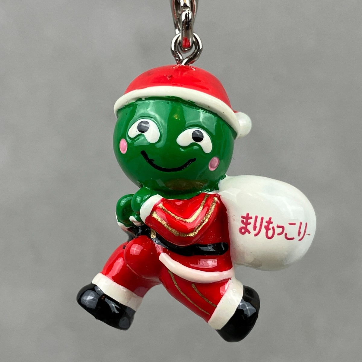 Kyowa Marimokkori Santa Hokkaido Mascot Keychain Swing Figure
