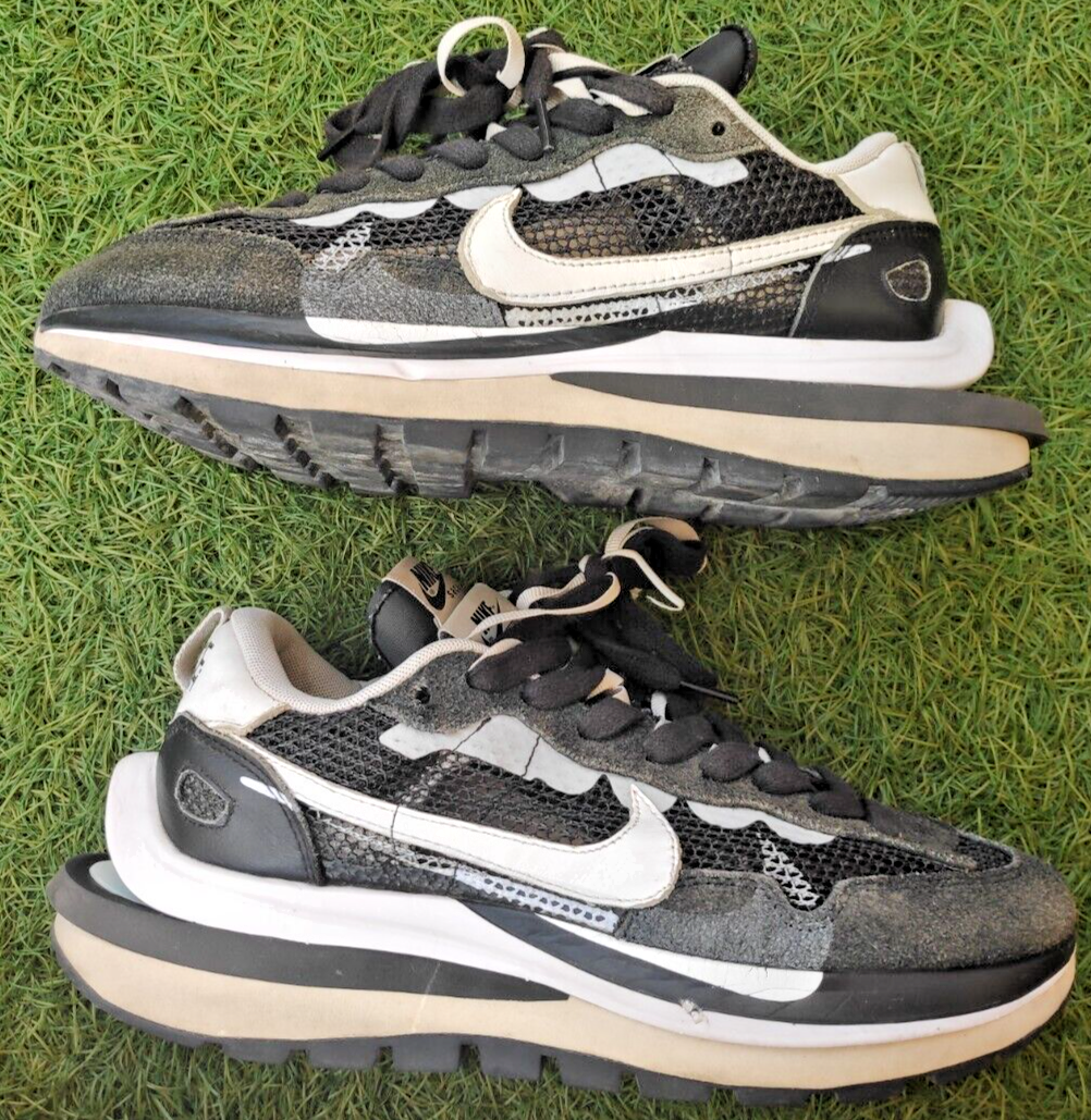Nike Vaporwaffle Sacai Black White CV1363-001 Men's Size US 7.5 UK