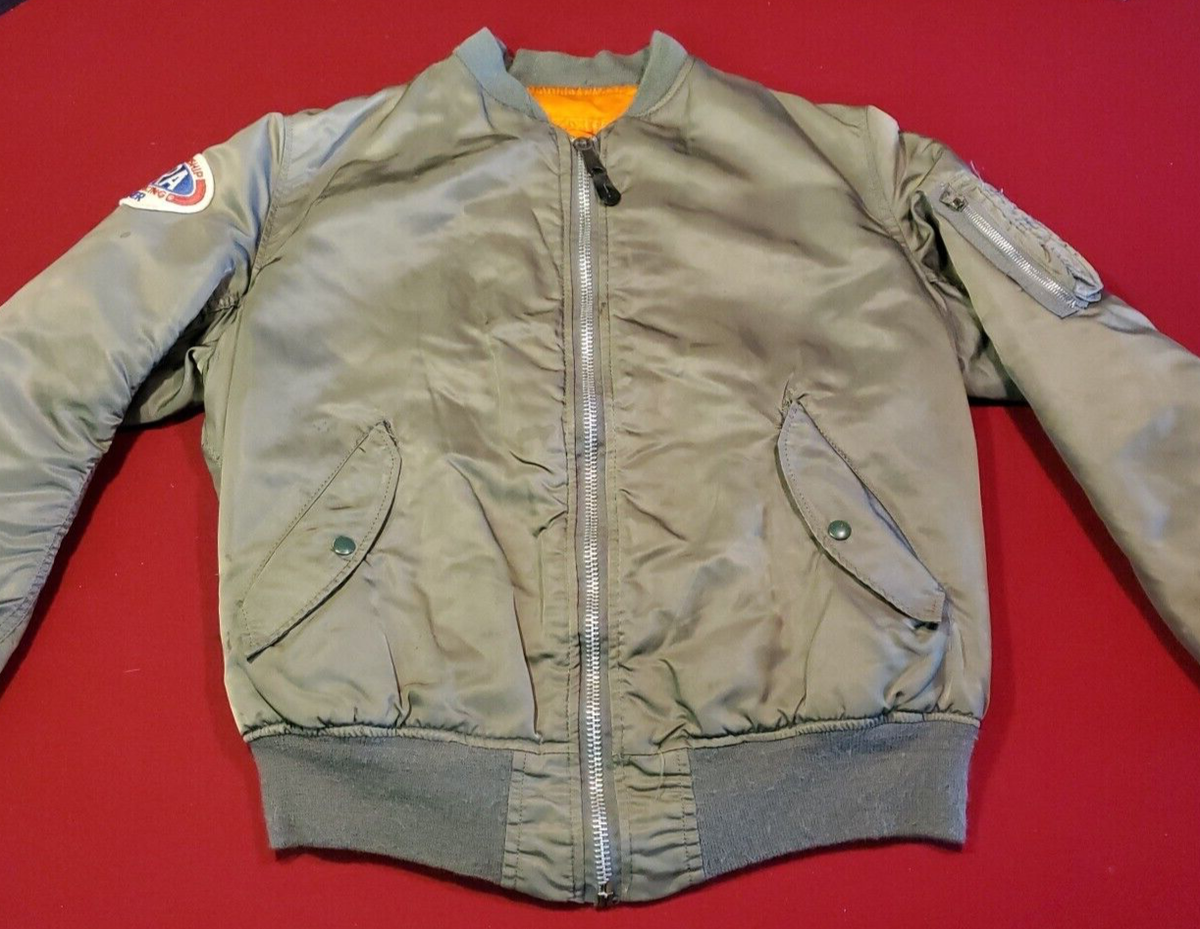 Vintage ALPHA INDUSTRIES MA-1 Flyer USAF MIL-J-82790J Reversible