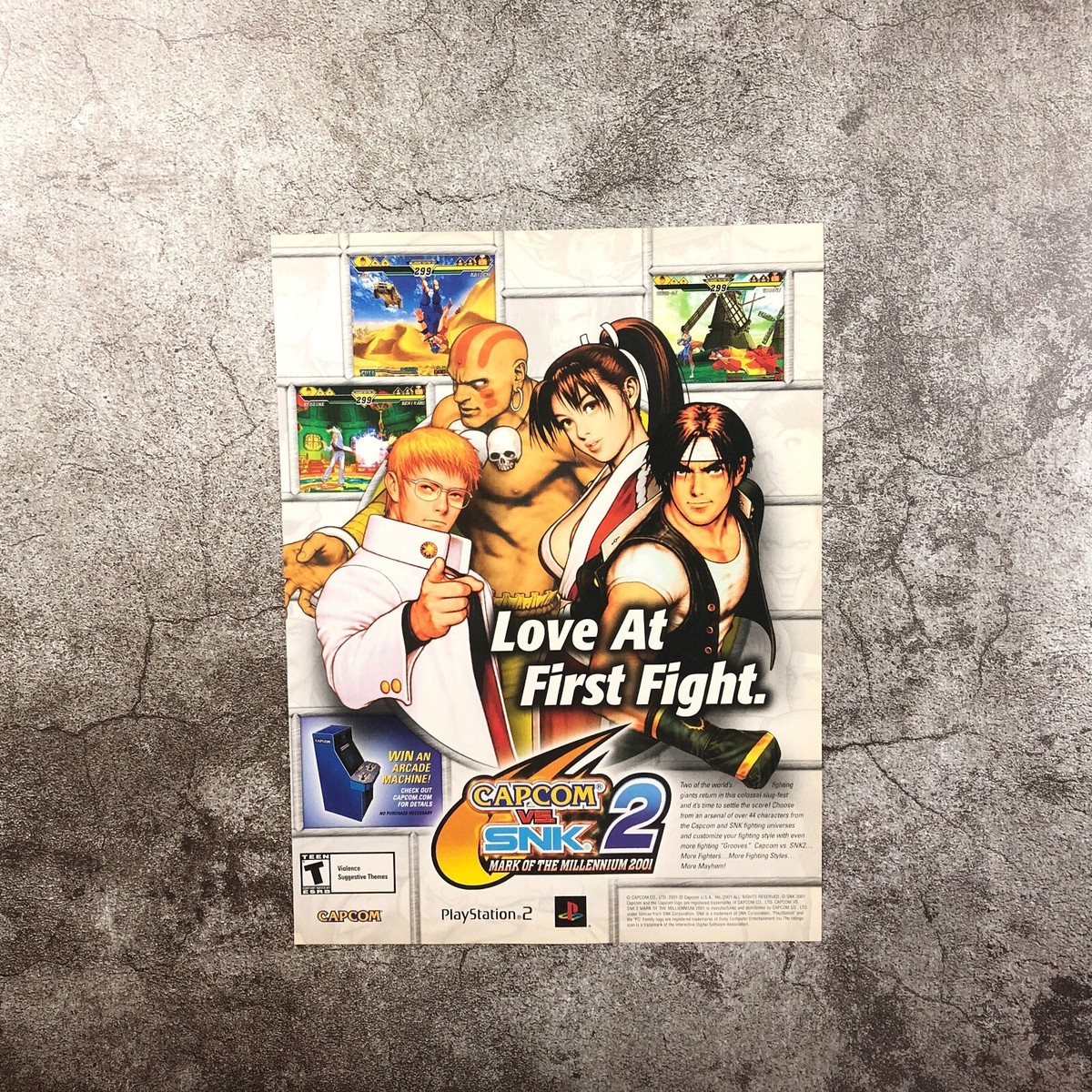 NAOMI CAPCOMvsSNK アーケード B1 ポスター カプコンCAPCOM vs SNK B2