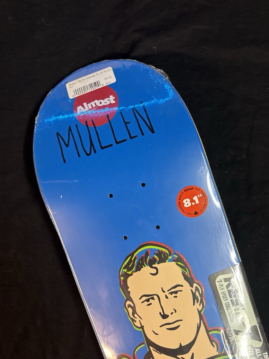 SUPER RARE Rodney Mullen Superman Almost DC Comics Skateboard Deck