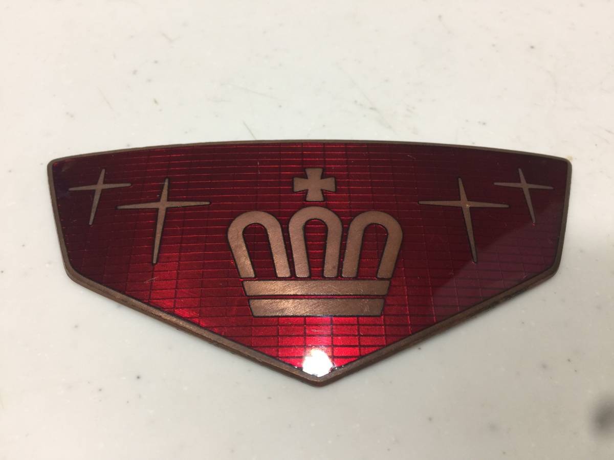 TOYOTA Crown Emblem 63g Old car original Showa Retro KJIT13 from