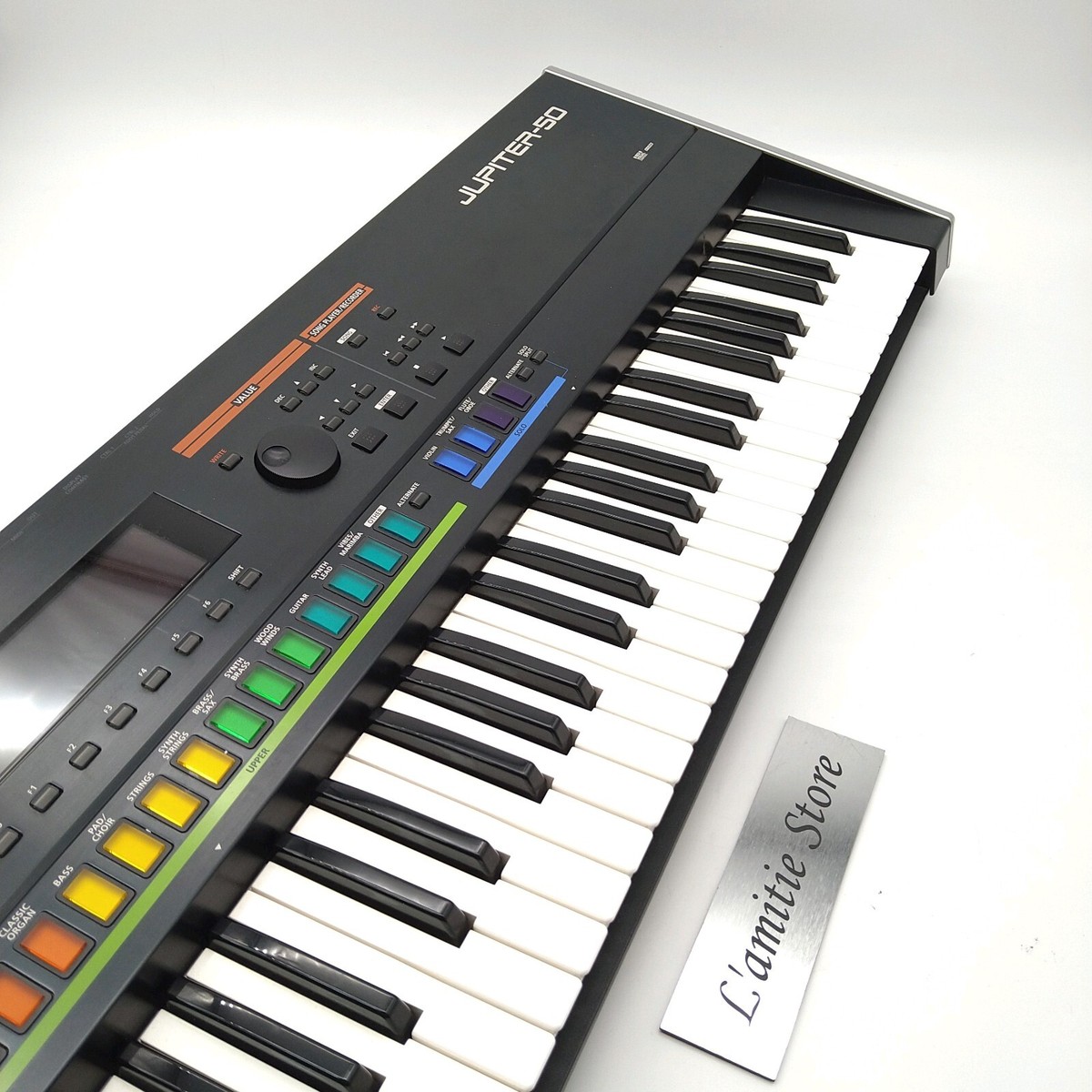 Roland Jupiter 50 Keyboard Synthesizer Digital Japan Black 76 Keys