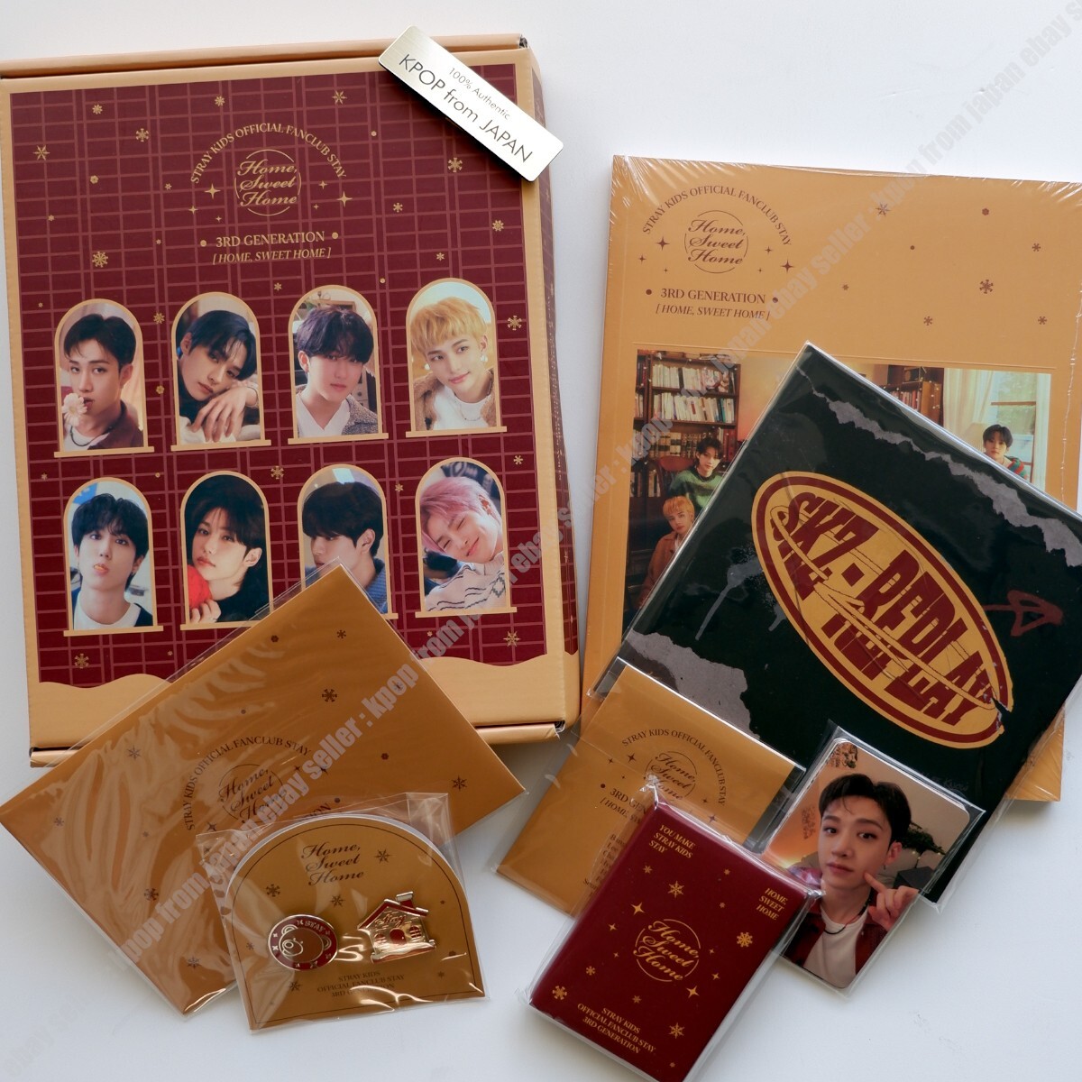 Stray Kids 3rd kit membership Welcome Kit set Official Fanclub SKZ
