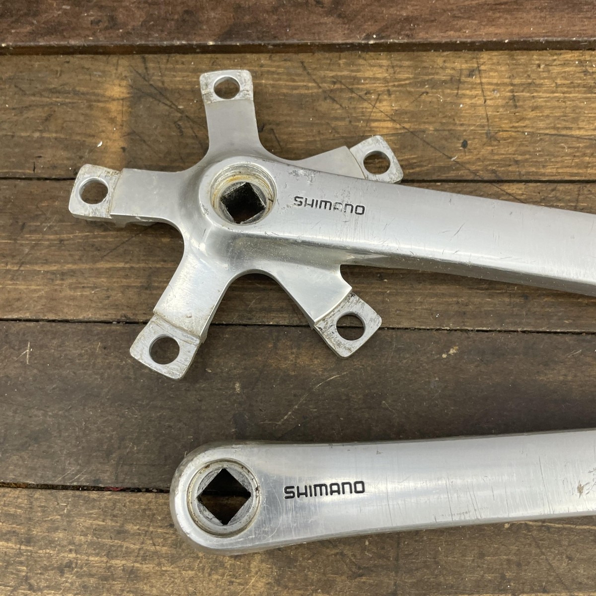 Vintage Shimano Deore XT FC-M730 Crankset 175mm Japan MTB Bike