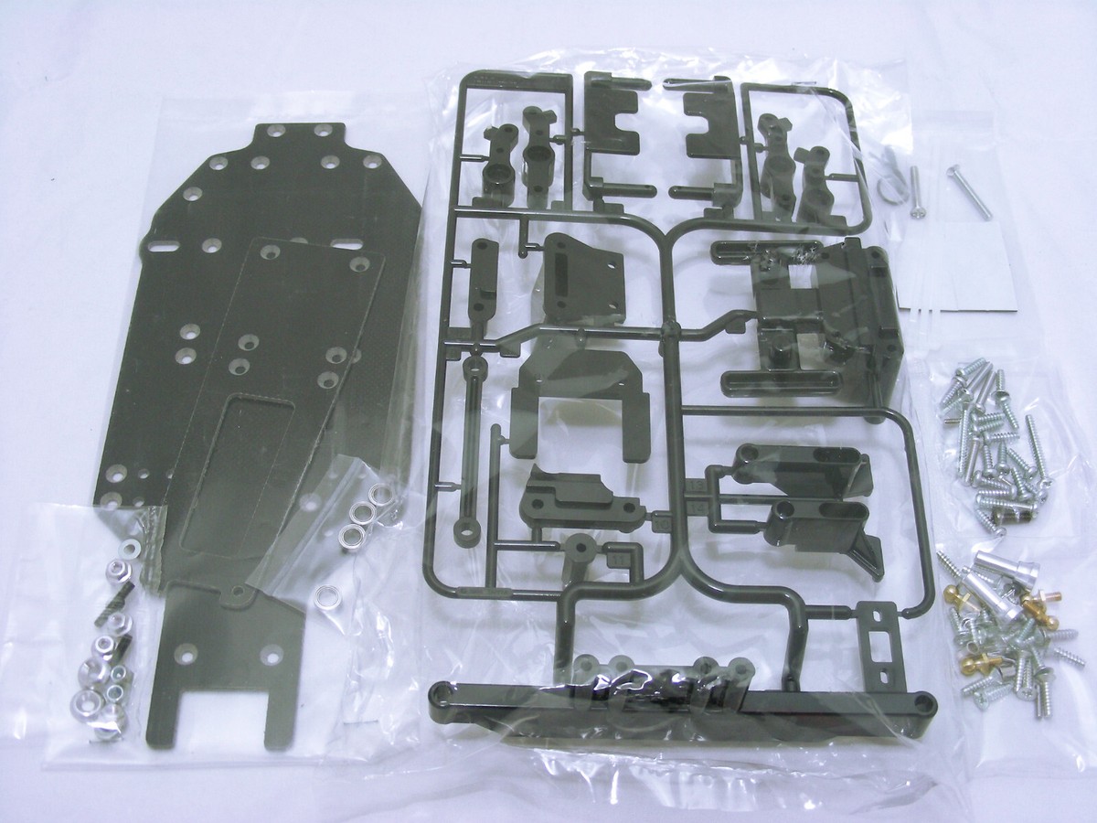 Tamiya 4WD TA02 FWD FF 53166 OP166 FRP Chassis Set Porsche 911 GT2