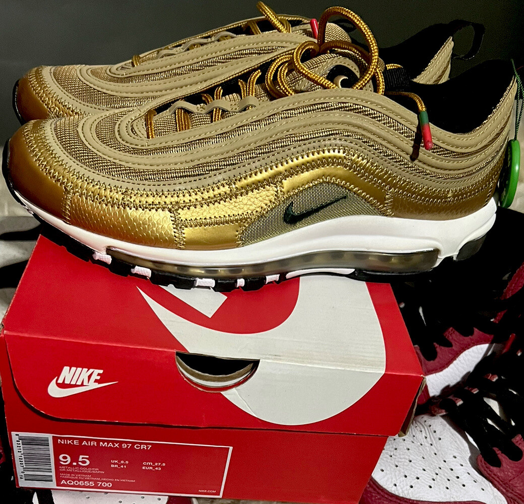 Size 9.5 - Nike Air Max 97 x CR7 Golden Patchwork 2017