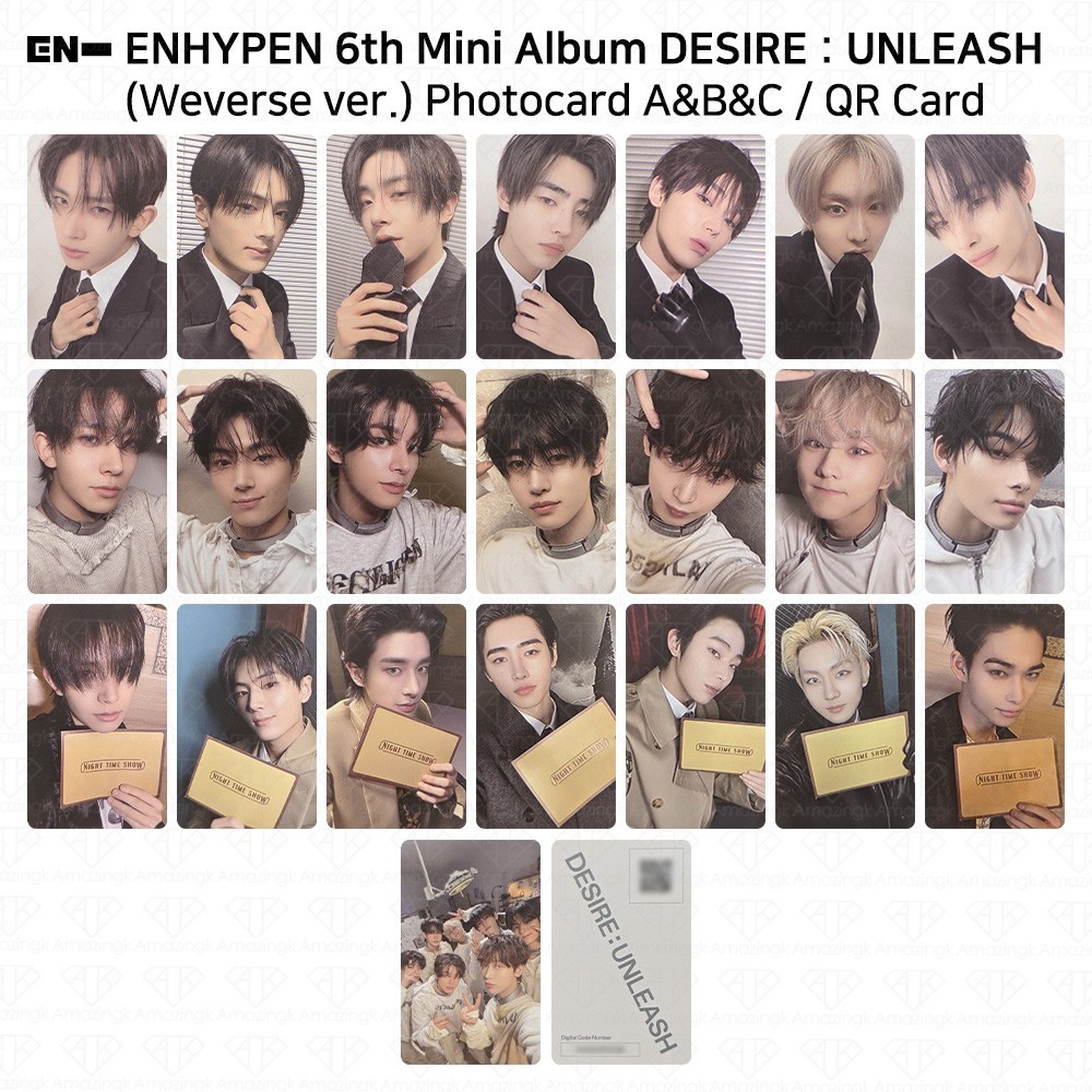 ENHYPEN 6th Mini Album Desire : Unleash Weverse ver. Official