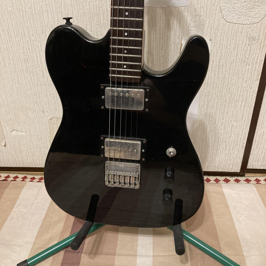 Electric Guitar Aria Pro II Legend 1 Black Modified Made in Japan