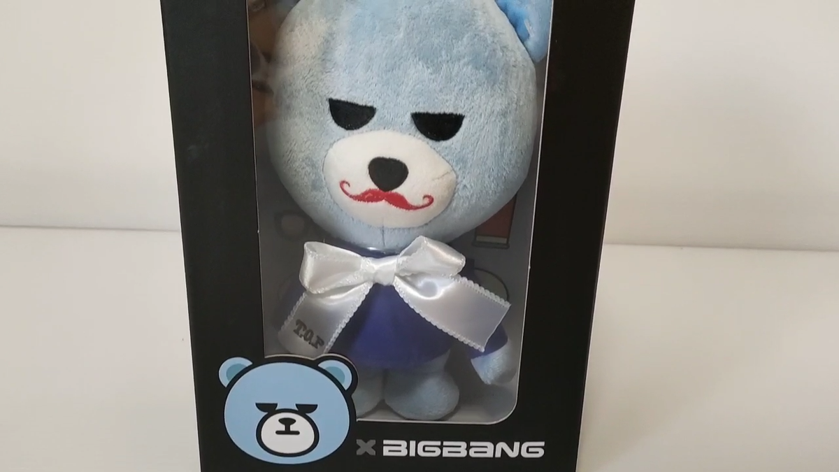 KRUNK x BIGBANG Official YG Bear Plush toy T.O.P Version TOP NEW