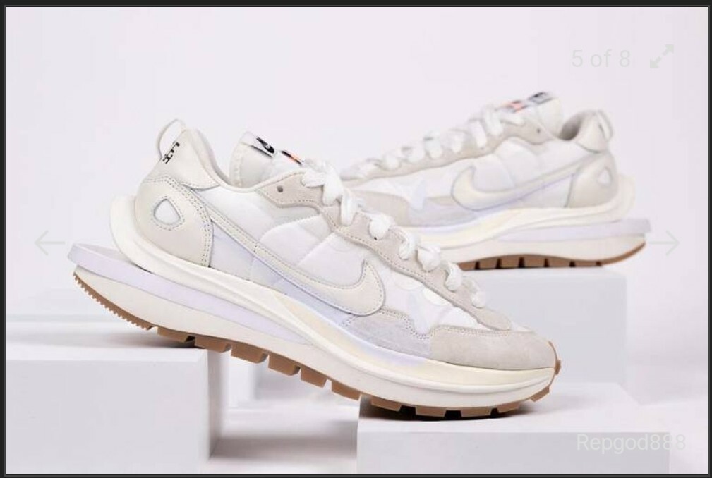 Nike X Sacai Vaporwaffle Sail Gum White Men's Size 11 M / 12.5 W