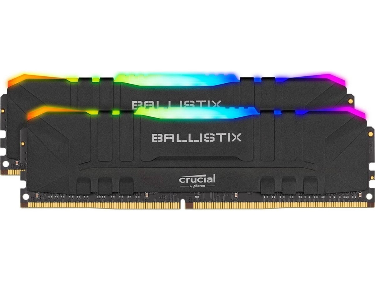 Crucial Ballistix 16GB(8Gx2)3200 DRAM RGB Desktop Gaming Memory