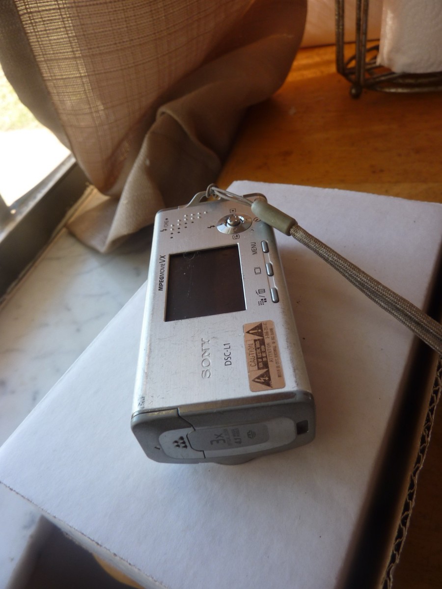 Sony Cyber-shot DSC-L1 4.1MP Digital Camera - Silver for sale