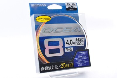 Shimano OCEA 8 PE #1.5-12 eight Braid Line Max 173lb 200/300/400
