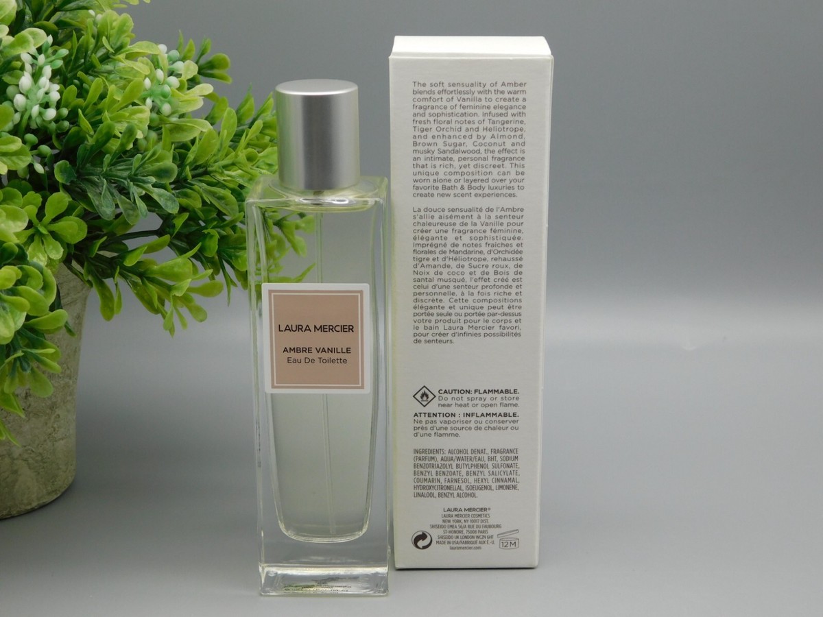 Laura Mercier Ambre Vanille Eau De Toilette Spray 1.7 oz New in