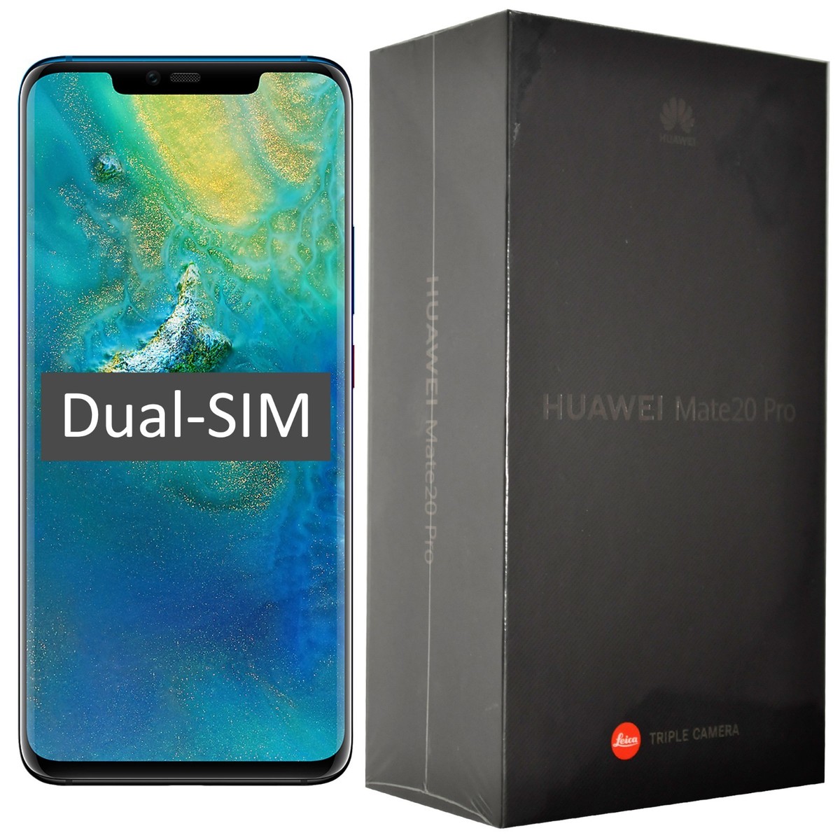 New Huawei Mate 20 Pro Dual-SIM LYA-L29 128GB Twilight Factory