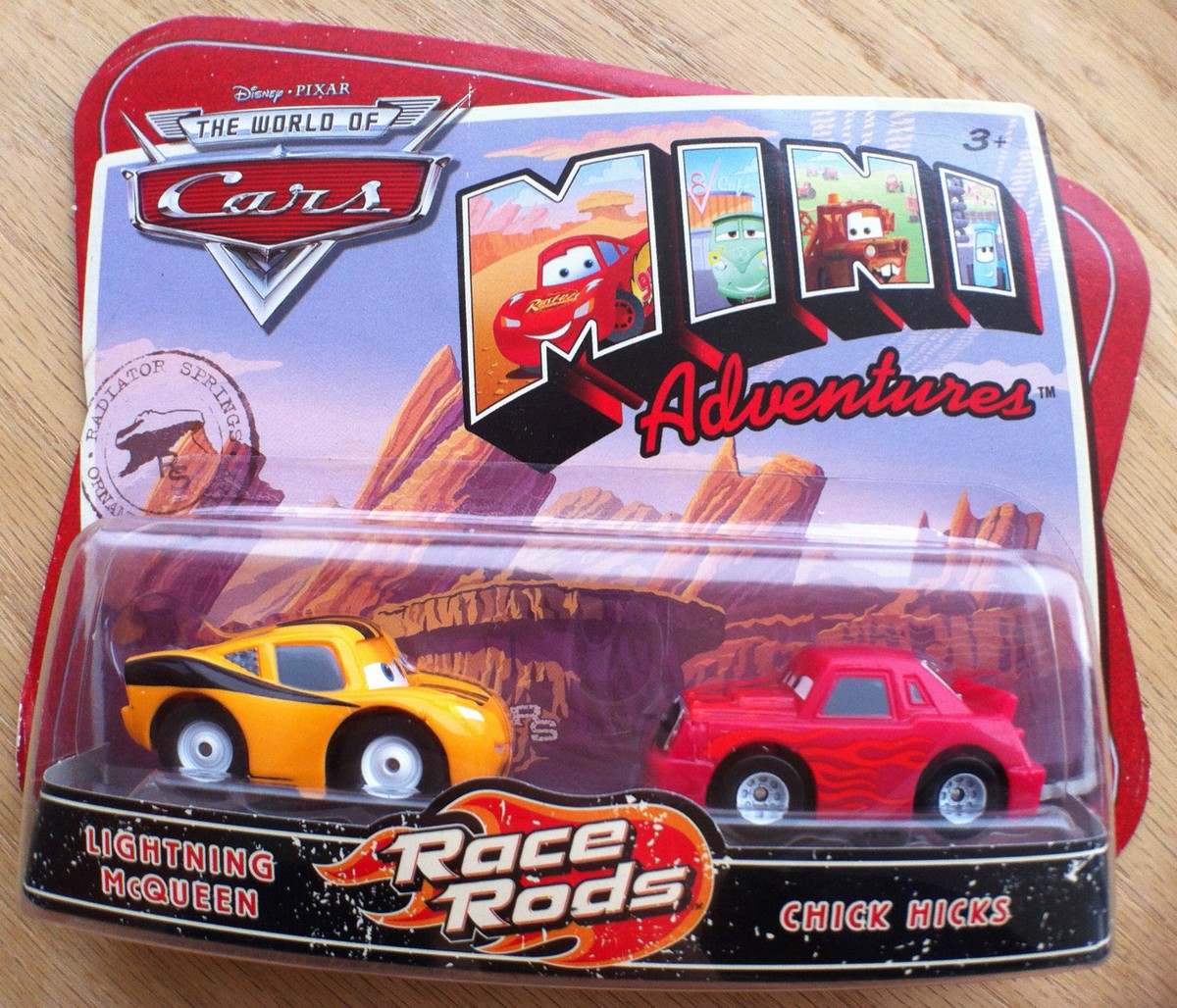 Disney PIXAR World of Cars MINI ADVENTURES Race Rods MCQUEEN