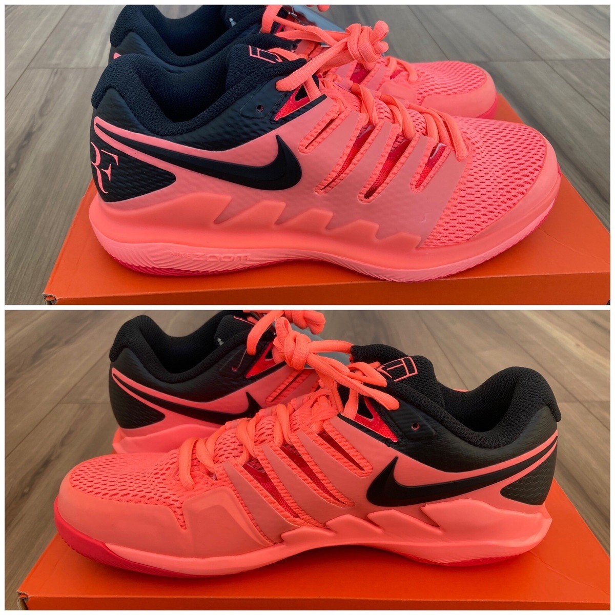NWOB:Nike Zoom Vapor X HC Federer US8 UK7 EUR41 2018 Australian