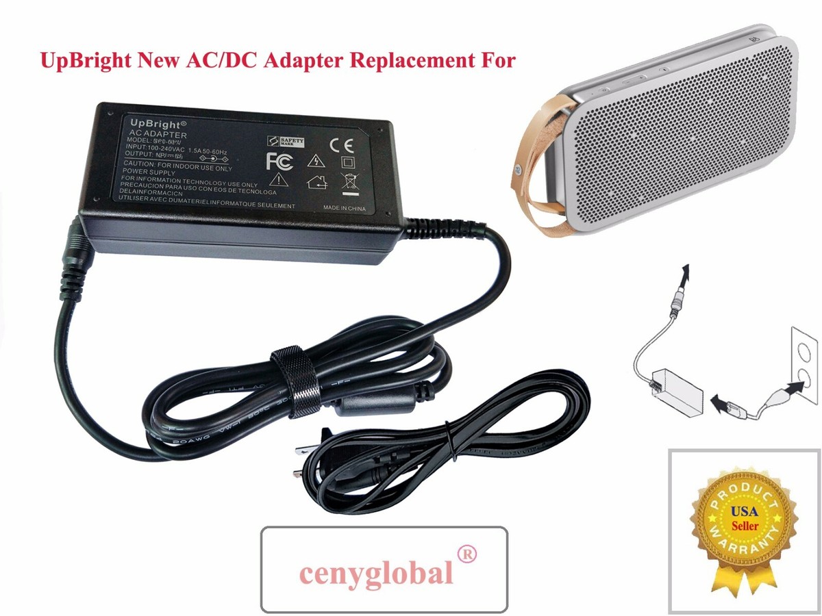 AC Adapter For B&O PLAY by Beoplay A2 Portable Bluetooth Speaker