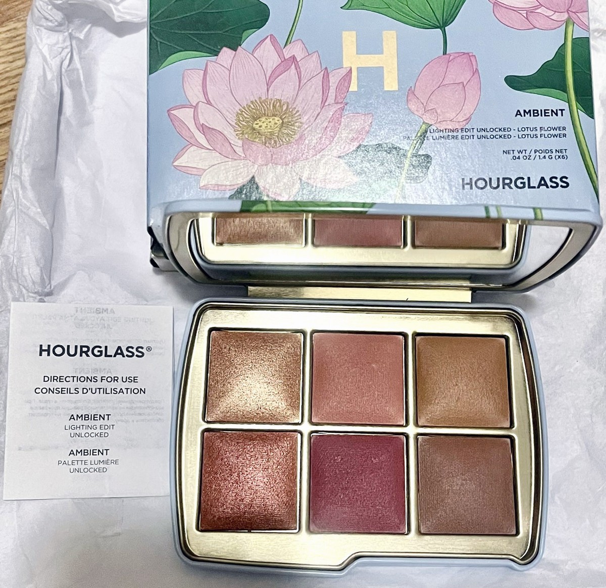Hourglass Ambient Lighting Edit Unlocked - Lotus Face Palette | eBay