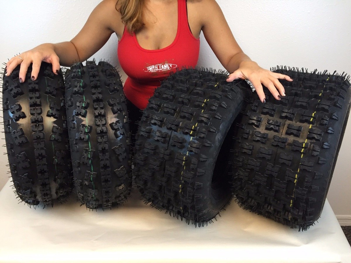 All 4 Tires) 21x7-10 & 20x10-9 New MASSFX ATV TIRE SET Yamaha