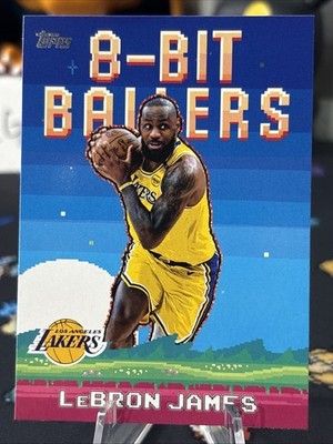 25-26 Topps NBA Flagship Basketball 8-Bit Ballers Insert LeBron