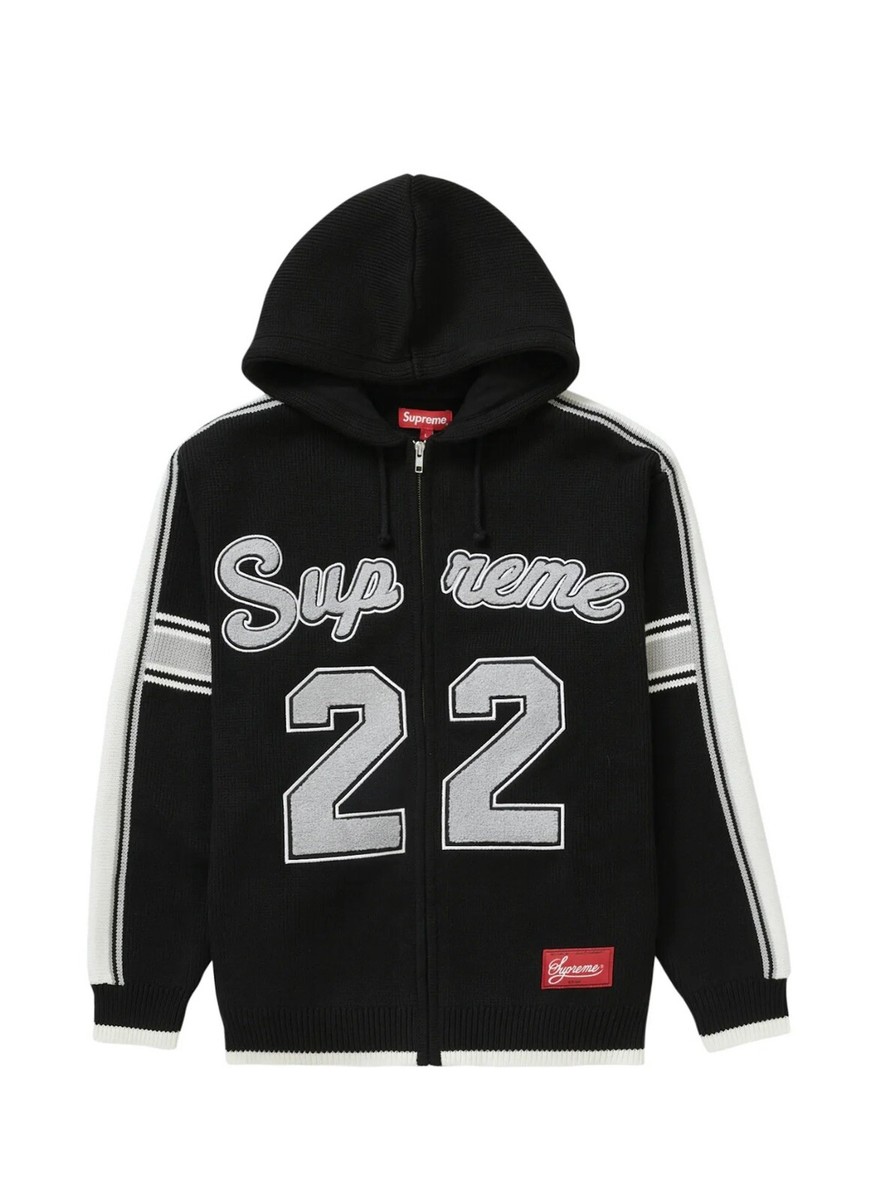 Supreme 2022 Sport Zip up Hooded Sweater, Black size Large DSWT | eBay