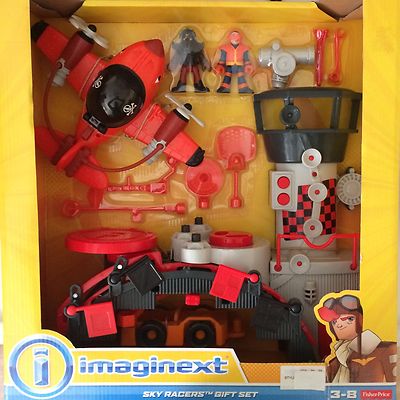 NIB Fisher-Price Imaginext Sky Racers Gift Figure Toy Set