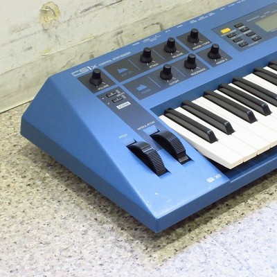 Yamaha CS1x 1996 Synthesizer Blue 90s Dance Techno Keyboard w