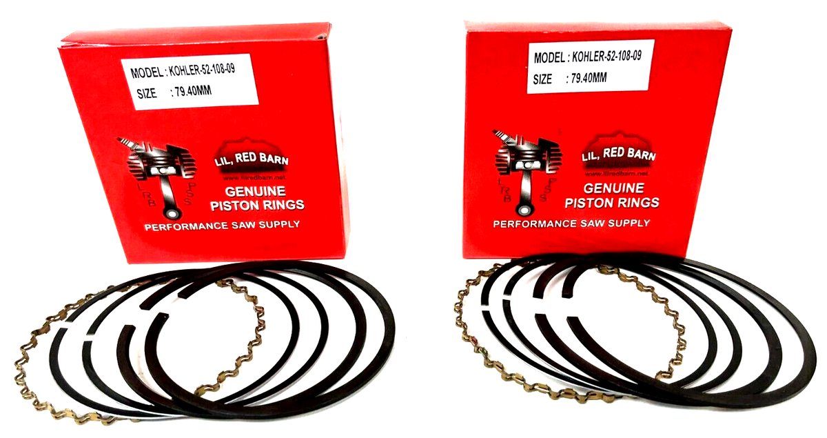 PISTON RINGS FITS KOHLER KT17, KT19, M18, M20, MV16, MV18, MV20