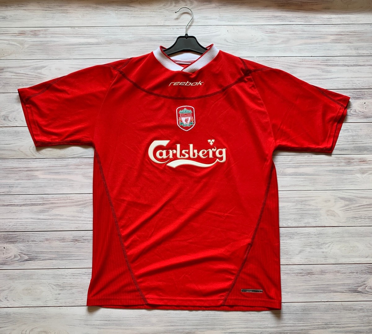 Liverpool 2002 - 2004 Home football shirt jersey Reebok size M | eBay
