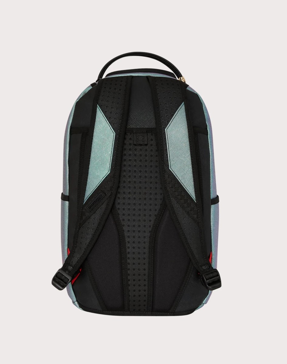 Sprayground Shark Central Oil Slick Backpack🔥New Black Bookbag