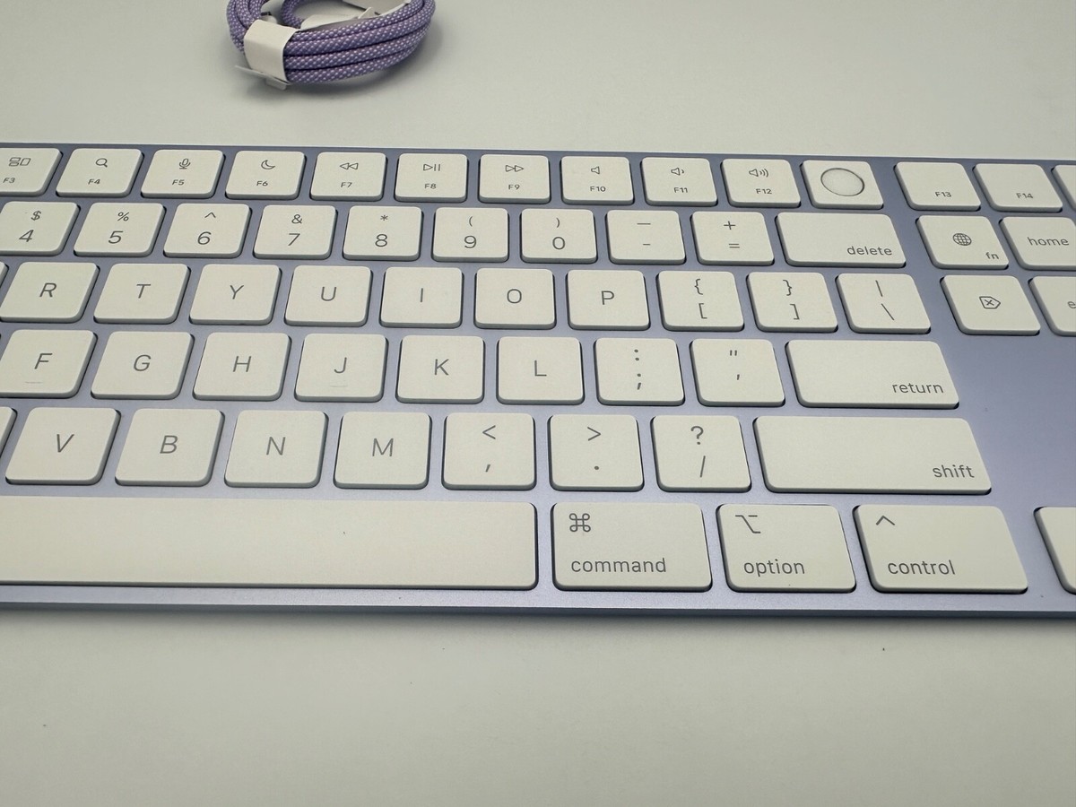 Purple Apple Magic Keyboard W/Touch ID & Numeric Keypad (10 key