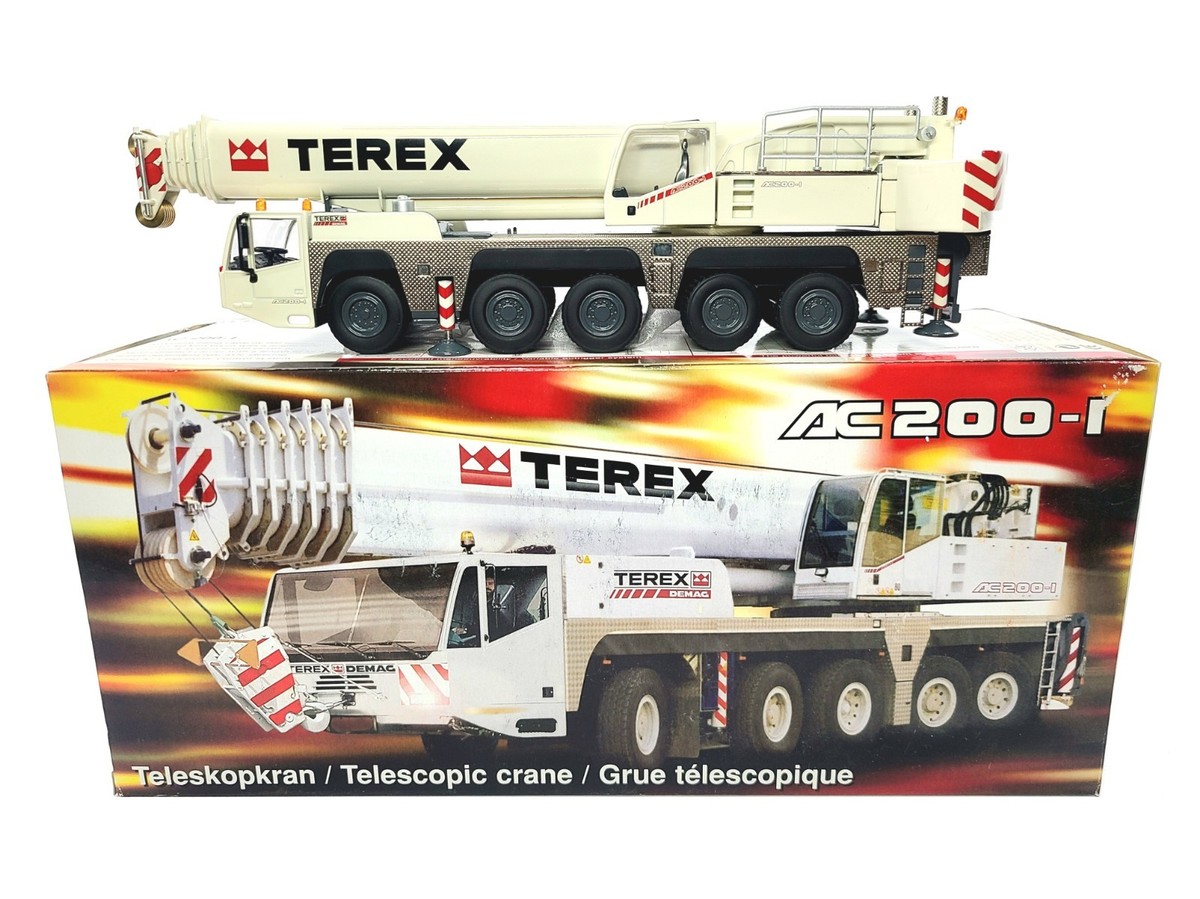 Terex Demag AC200-1 Mobile Crane - NZG 1:50 Scale Diecast Model